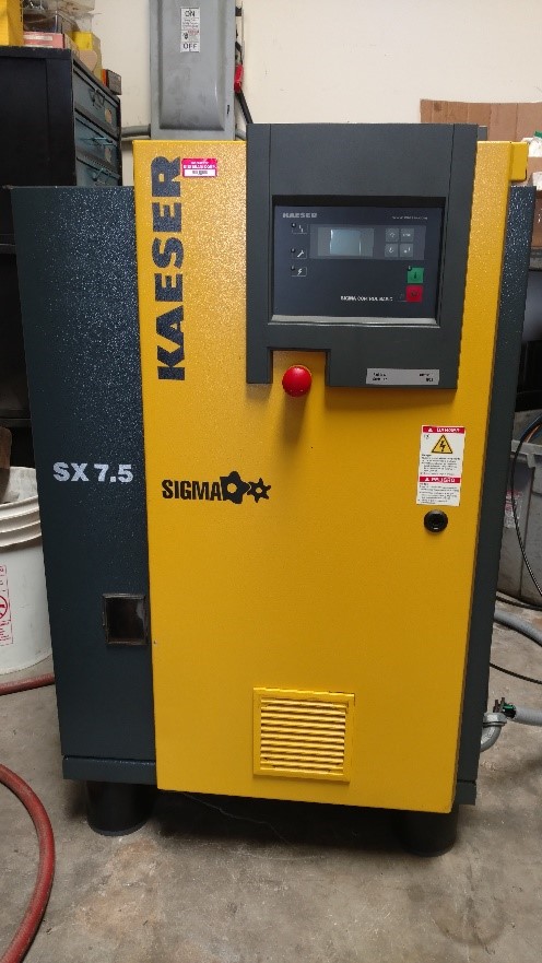 kaeser oil flooded rotary compressor used